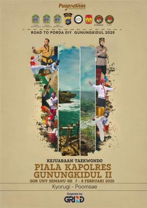 Kejuaraan KAPOLRES GUNUNG KIDUL TAEKWONDO CHAMPIONSHIP II TH.2025 Pengkab TI GK - GRIND ti-sdudeltc.com